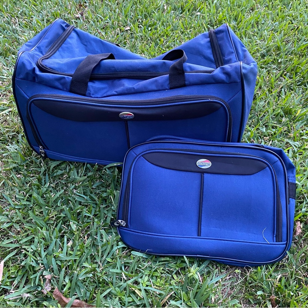 Blue Travel Bag Set